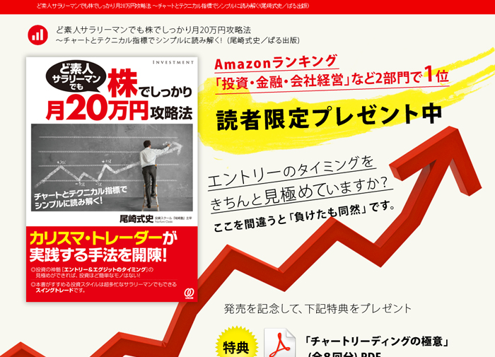 ど素人サラリーマンでも株でしっかり月20万円攻略法 ～チャートとテクニカル指標でシンプルに読み解く!